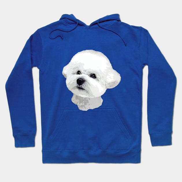 Bichon Frise Adorable Look Hoodie by ElegantCat